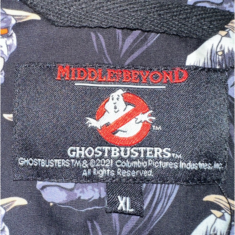 Middle of Beyond Ghostbusters Terror Dog Flannel